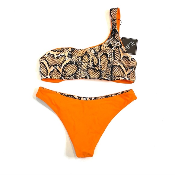 Zaful Other - ZAFUL | Snakeskin Reversible Bikini